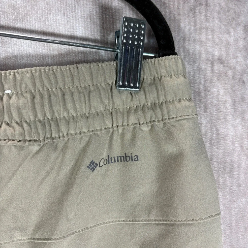 Columbia Shorts Womens XL Tan Pleasant Creek Stretch Hiking Activewear Outdoor